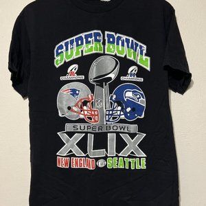 Super Bowl Xlix New England Patriots Vs Seattle Seahawks Tee